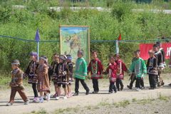 Шествие на национальном празднике